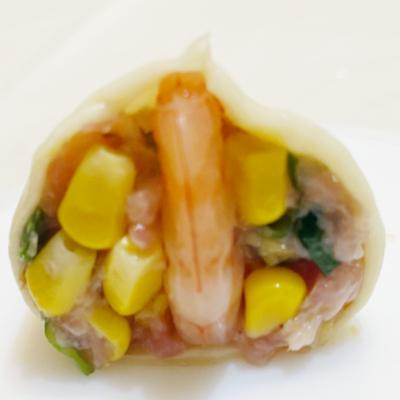 玉米鮮肉加蝦水餃